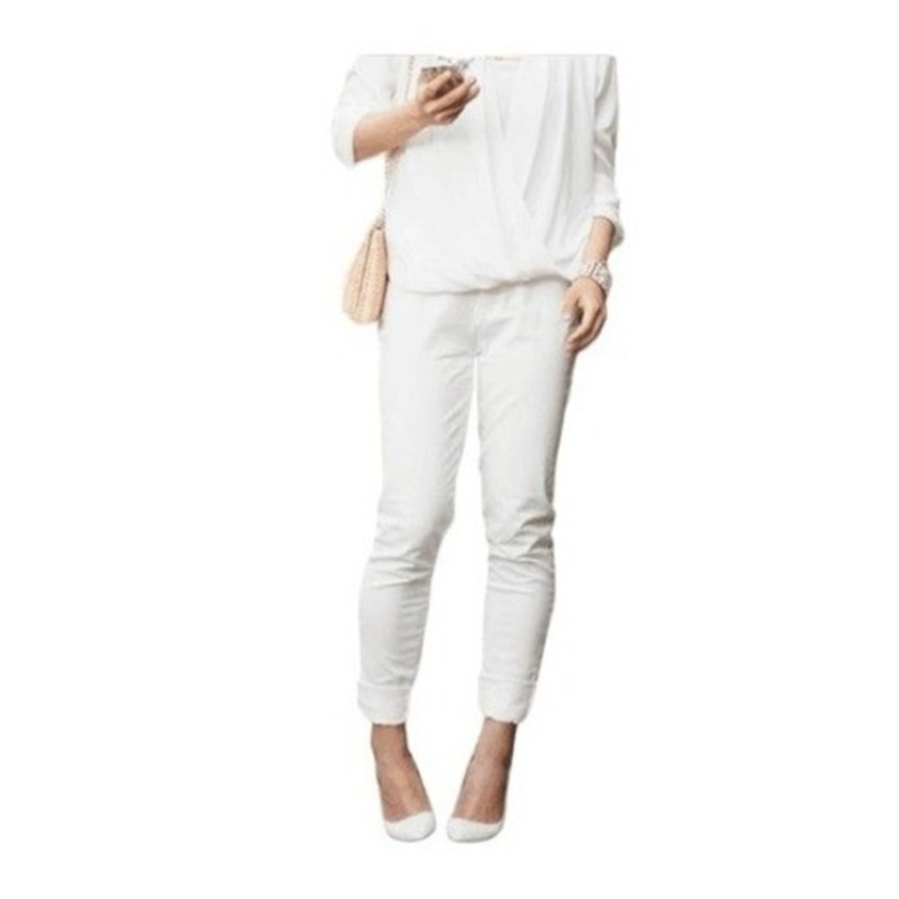 Aeropostale Tokyo Darling Skinny Jeans White Wash Stretch Denim High Waisted 2